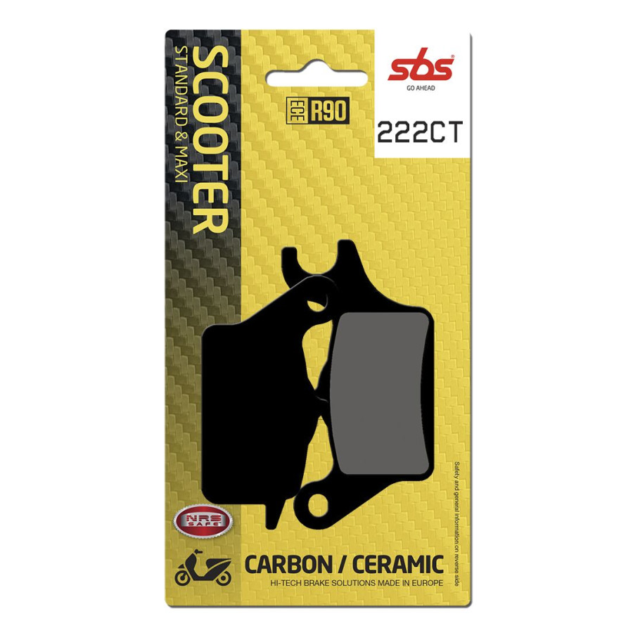 Klocki hamulcowe SBS SCOOTER CARBON HONDA FES 125