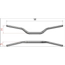 Kierownica NEKEN K-BAR 28,6MM OR/BL GAS GAS EC 250