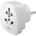 Adapter podróżny świat do UE, biały 94026 GOOBAY