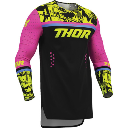 Bluza THOR SPORTMODE PUNKD BK/FU S