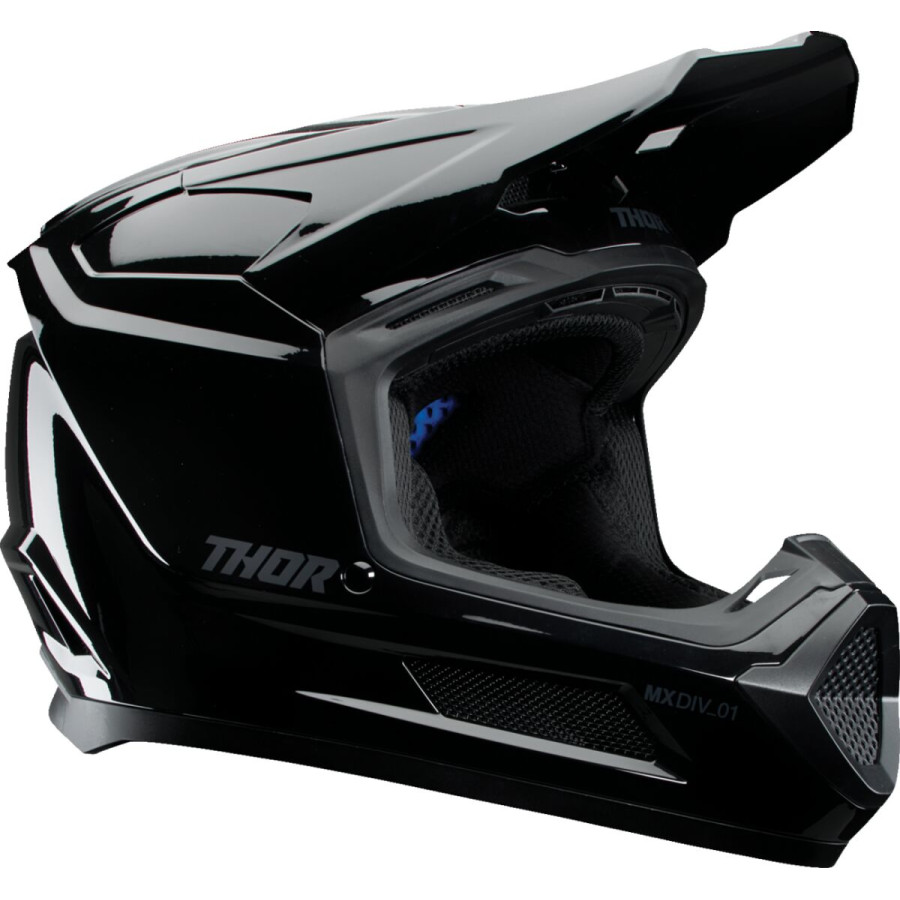 Kask dziecięcy THOR YOUTH FLEET BLACKOUT GLOSS S