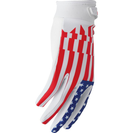 Rękawiczki THOR YTH LAUNCHMODE PATRIOT R/WH/BL