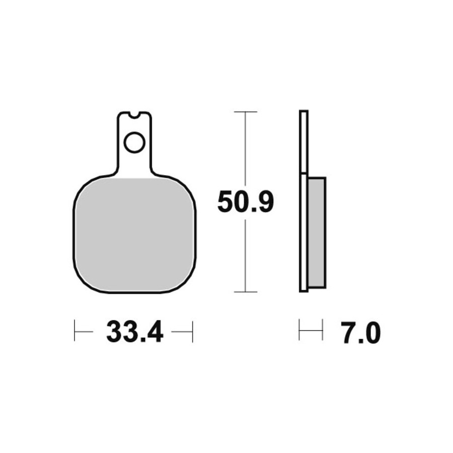 Klocki hamulcowe SBS CARBON 