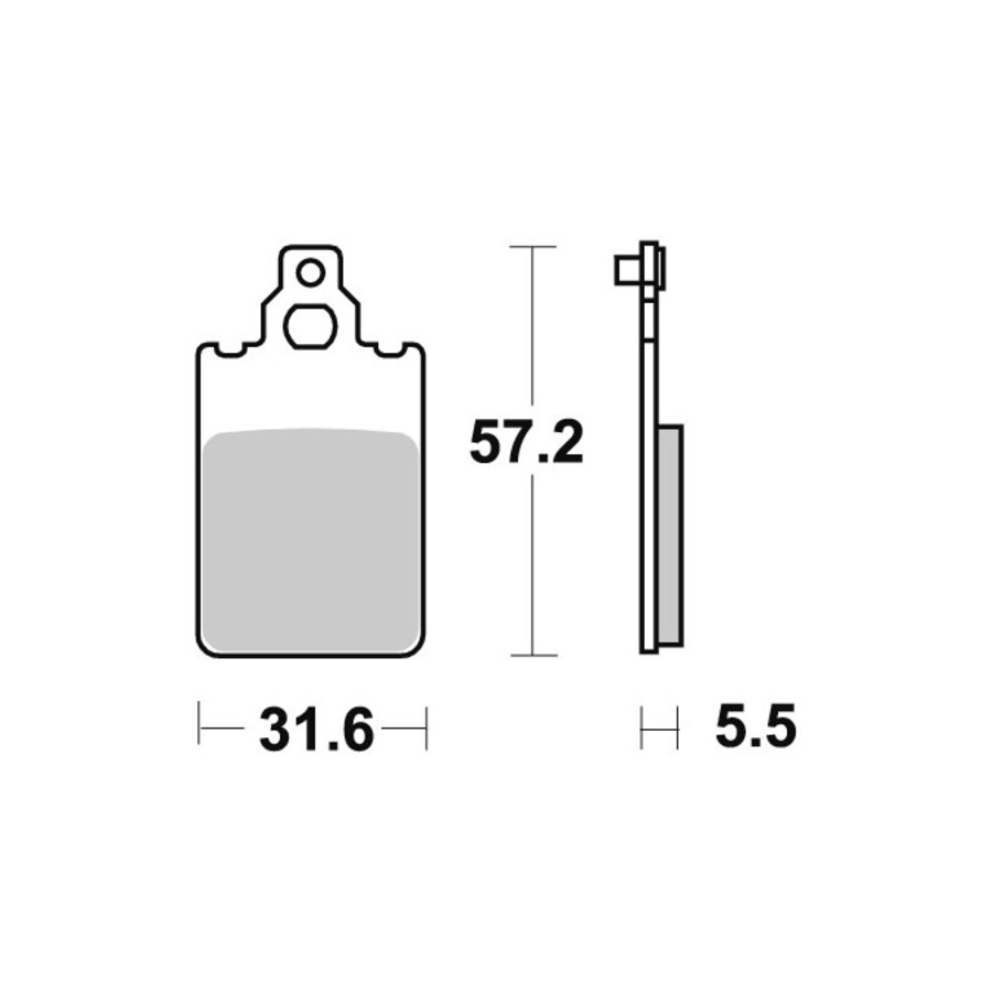 Klocki hamulcowe SBS CERAMIC 