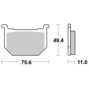Klocki hamulcowe SBS CERAMIC SUZUKI GN250