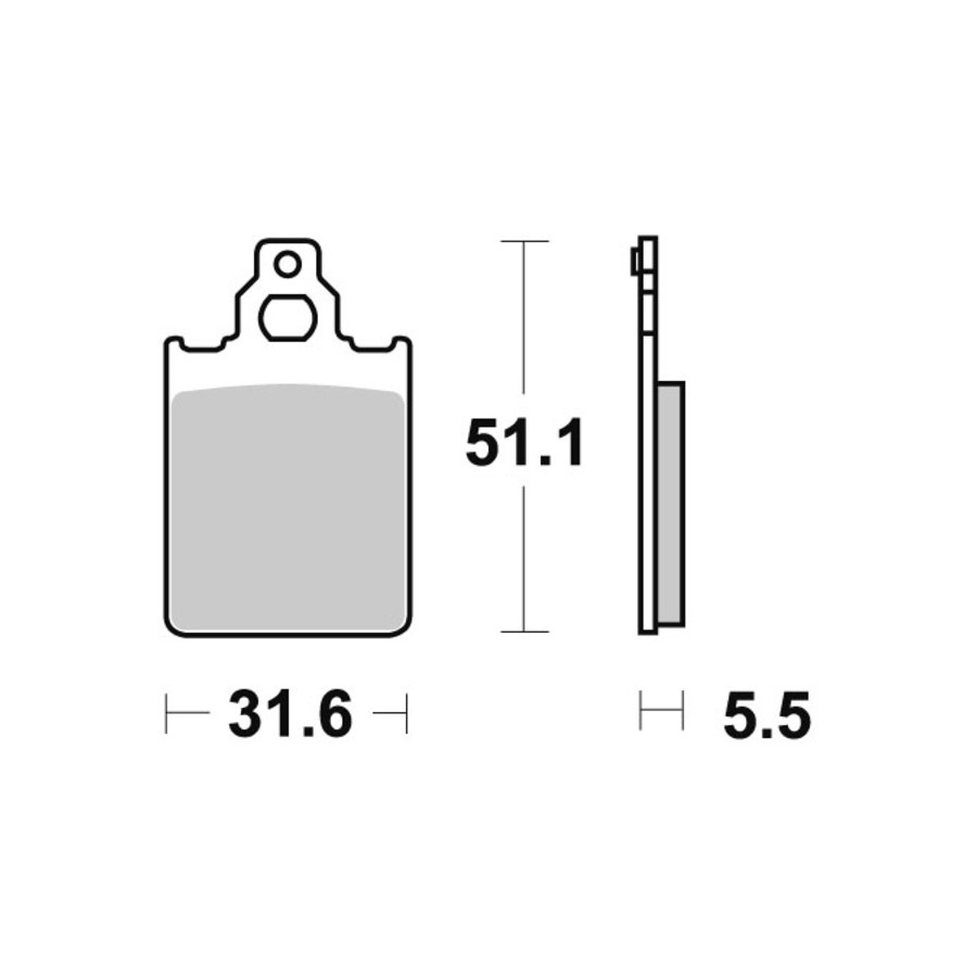 Klocki hamulcowe SBS CERAMIC 