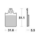Klocki hamulcowe SBS CERAMIC 