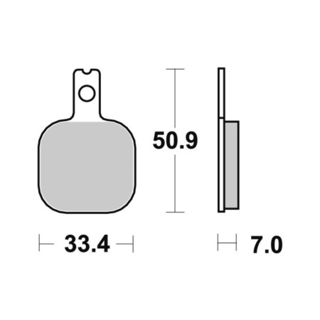 Klocki hamulcowe SBS CERAMIC 