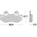 Klocki hamulcowe SBS CERAMIC YAMAHA RAPTOR 700