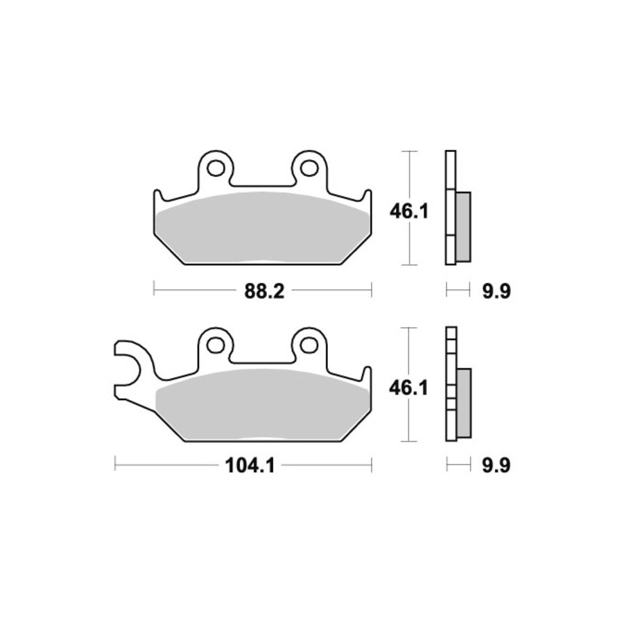 Klocki hamulcowe SBS CERAMIC 