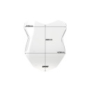 Szyba motocyklowa WRS INTERMEDIO BMW R1250GS clear