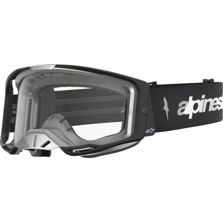 Gogle ALPINESTARS VISION 8 AMBER BLK/SLV CLEAR