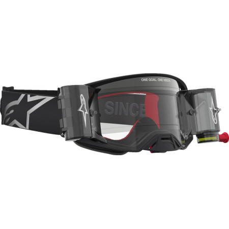 Gogle ALPINESTARS SUPERTECH FIRMA BLK/SLV CLEAR