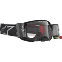 Gogle ALPINESTARS SUPERTECH FIRMA BLK/SLV CLEAR