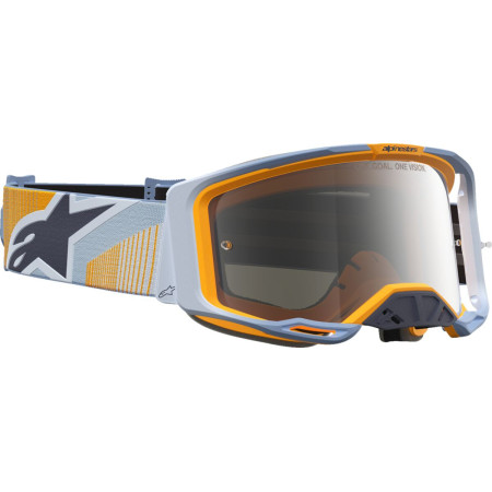 Gogle ALPINESTARS VISION 8 MAVEN BL/OR SILVER