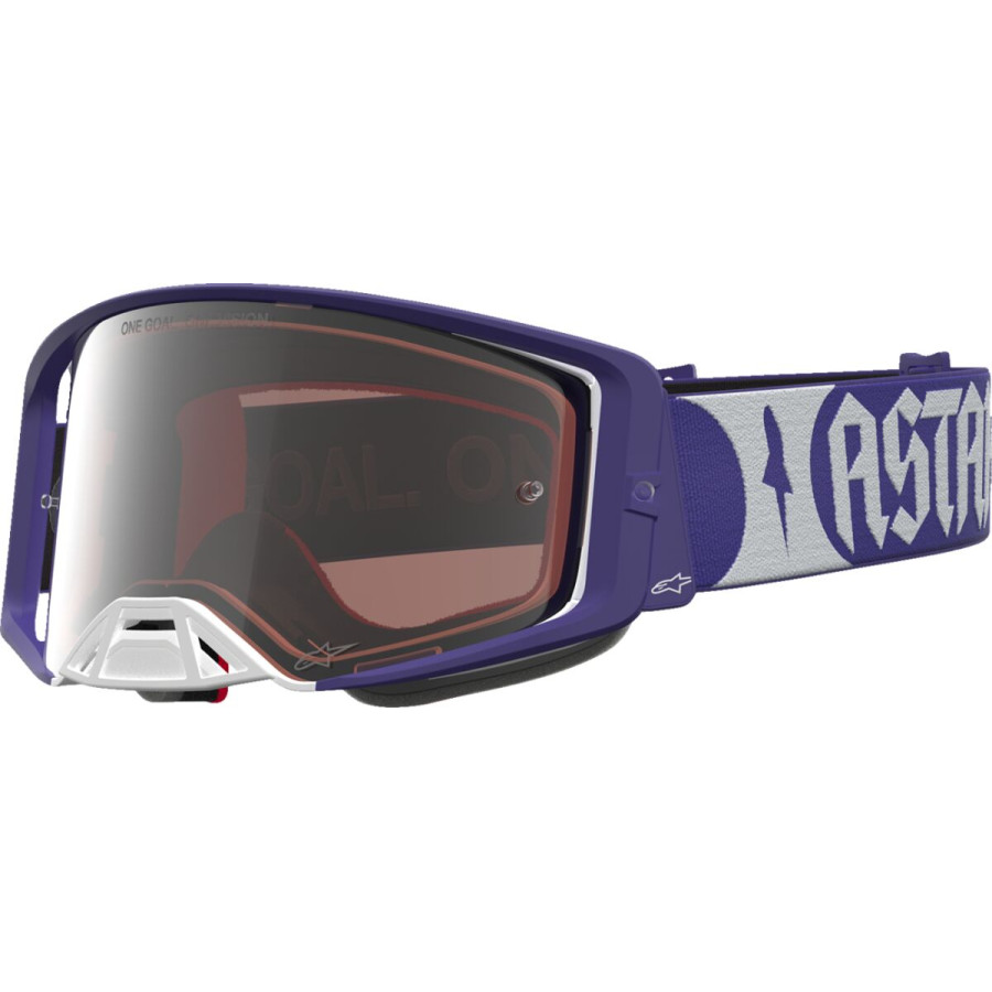 Gogle ALPINESTARS SUPERTECH ATROX PU/WH SILVER