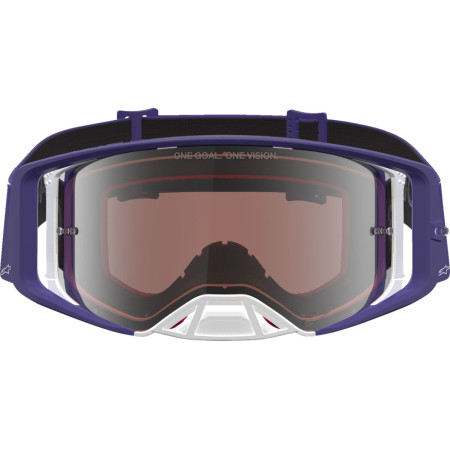 Gogle ALPINESTARS SUPERTECH ATROX PU/WH SILVER