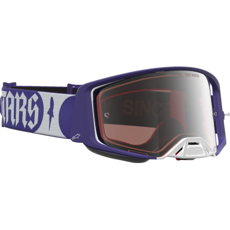 Gogle ALPINESTARS SUPERTECH ATROX PU/WH SILVER