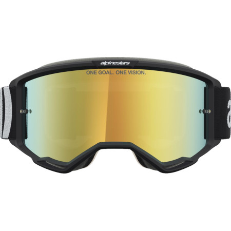 Gogle ALPINESTARS VISION 5 HONE BLK/WH GOLD