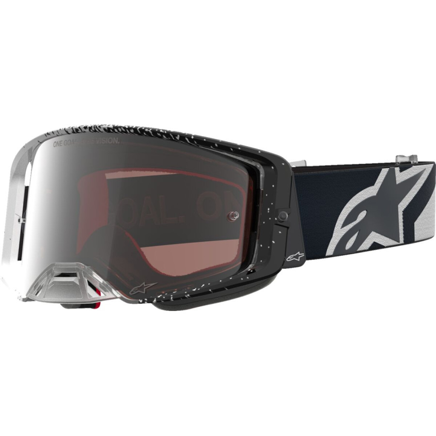 Gogle ALPINESTARS SUPERTECH HITEN BK/WH SILVER