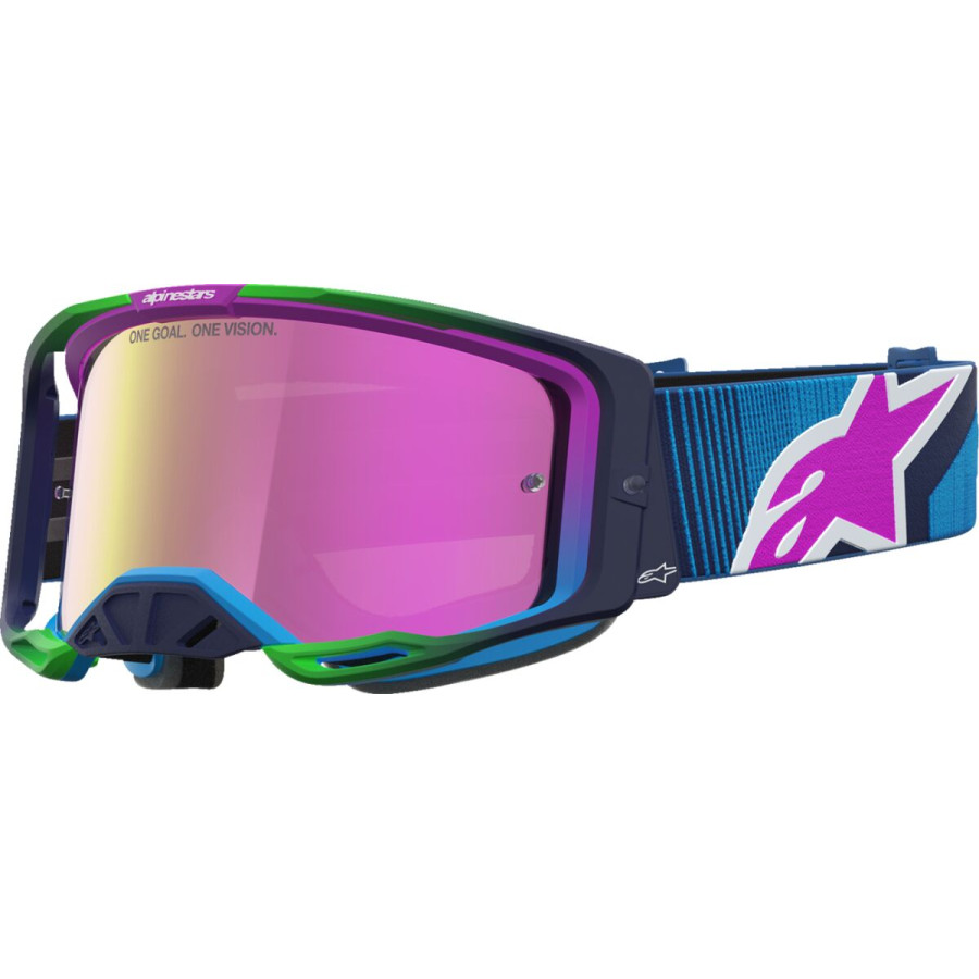 Gogle ALPINESTARS VISION 8 MAVEN BL/PU PINK