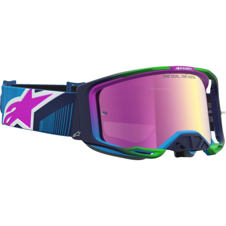 Gogle ALPINESTARS VISION 8 MAVEN BL/PU PINK