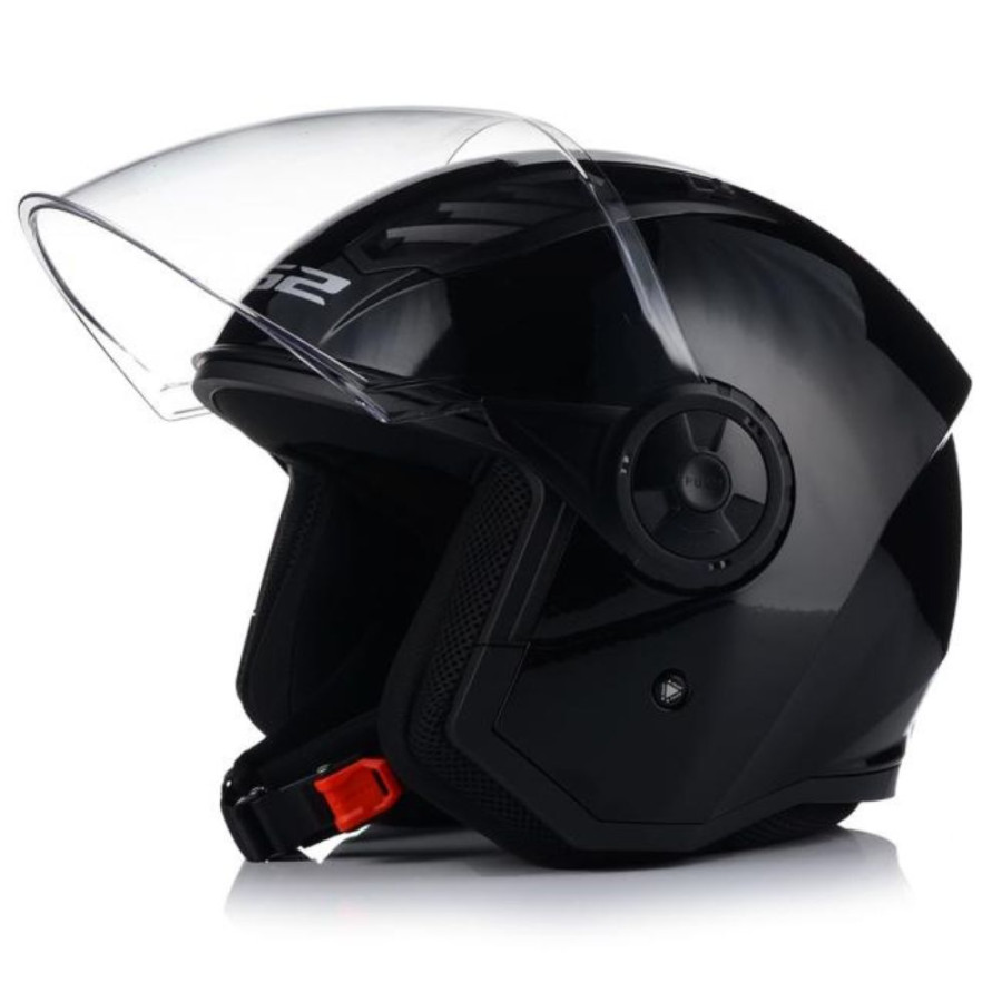KASK LS2 OF616 AIRFLOW II SOLID BLACK-06 XS