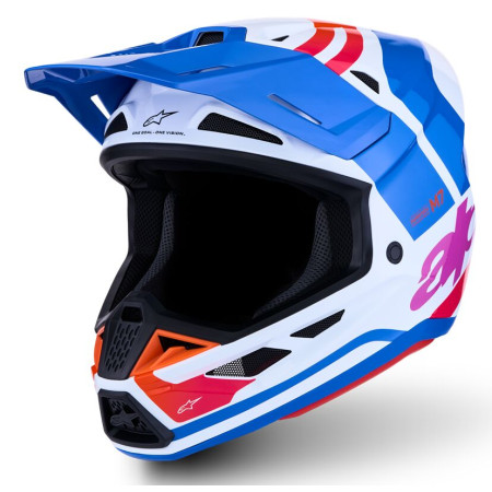 Kask ALPINESTARS S-M7 CORE WH/BL/PK