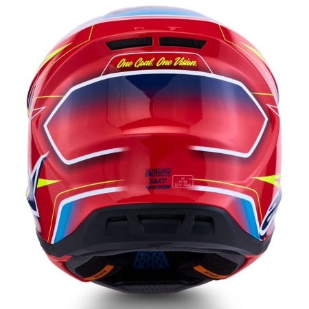 Kask ALPINESTARS S-M7 CAST RD/YL/BL