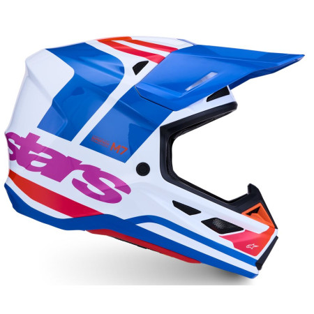 Kask ALPINESTARS S-M7 CORE WH/BL/PK