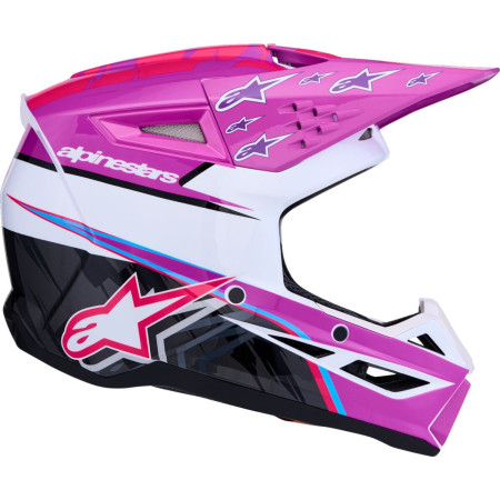 Kask dziecięcy ALPINESTARS YOUTH S-M3 PU/WH/PK