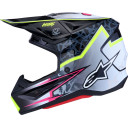 Kask ALPINESTARS S-M7 BLASTER BK/GY/YLW