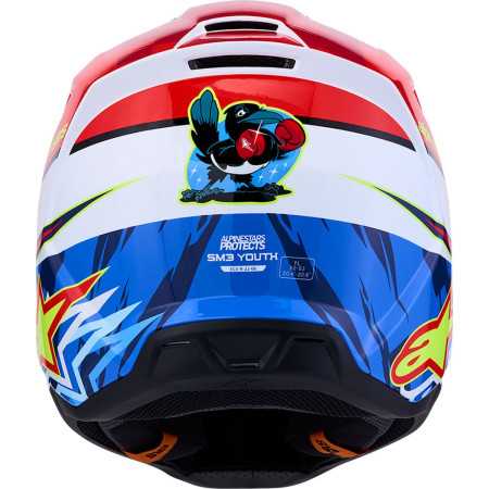 Kask dziecięcy ALPINESTARS YOUTH S-M3 RD/WH/BL