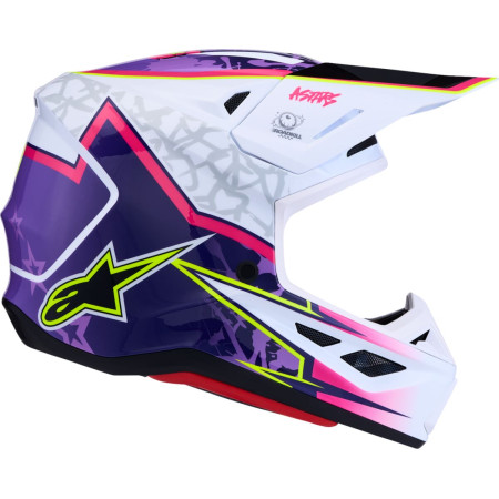 Kask ALPINESTARS S-M7 BLASTER PU/PK/WH