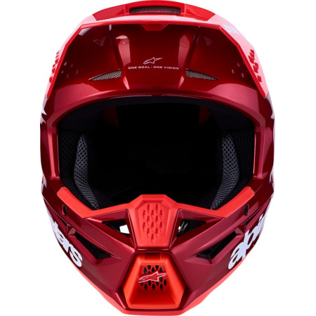 Kask ALPINESTARS S-M3 RADIUM RED/WHITE
