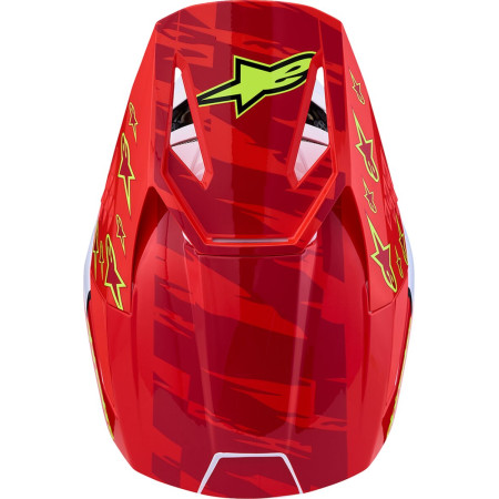 Kask ALPINESTARS S-M3 FALCON RD/WH/BL