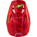 Kask ALPINESTARS S-M3 FALCON RD/WH/BL