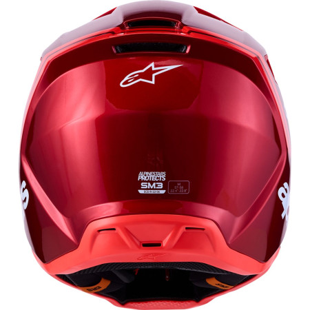 Kask ALPINESTARS S-M3 RADIUM RED/WHITE