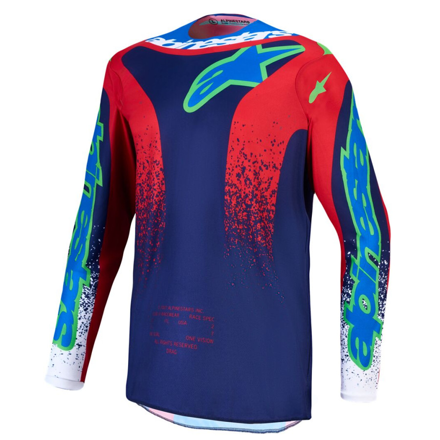 Bluza ALPINESTARS FLUID DRAG BL/NV/RD/WH