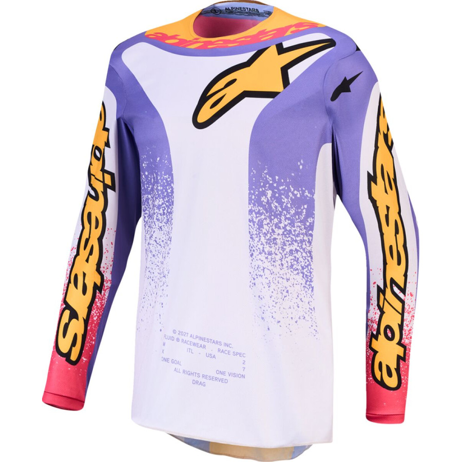 Bluza ALPINESTARS YTH FLUID DRAG LI/BL/GD