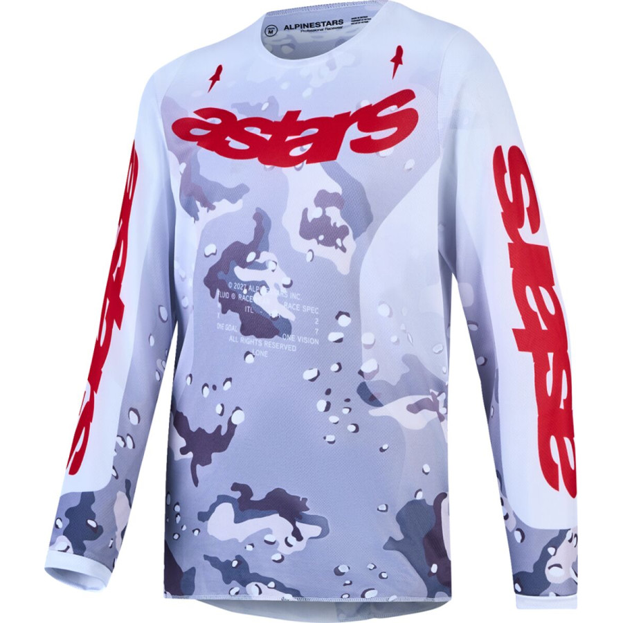 Bluza ALPINESTARS YTH FLUID LONE CM/WH/RD