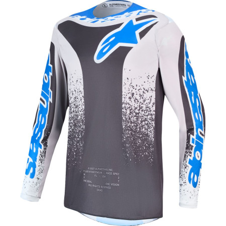 Bluza ALPINESTARS YTH FLUID DRAG GY/LI/BL