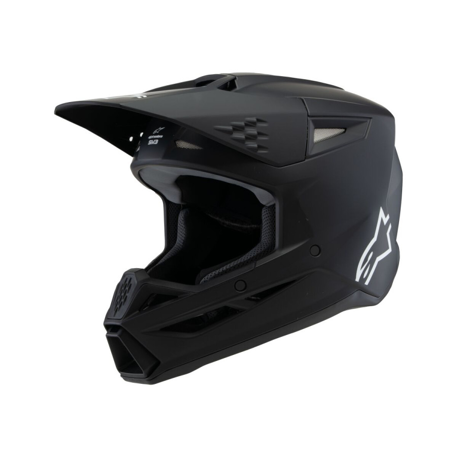 Kask ALPINESTARS yth sm3 solid black yl II GATUNEK