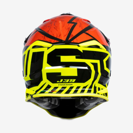 Kask JUST1 J-39 Poseidon Żółty/Czerwony/Czarny