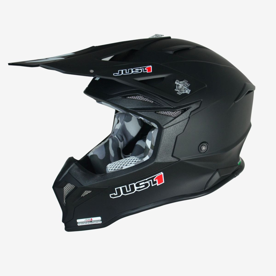 Kask JUST1 J-39 Solid Czarny Matowy