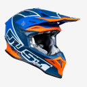 Kask JUST1 J-39 Thruster Biały/Orange/Niebieski