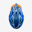 Kask JUST1 J-39 Thruster Biały/Orange/Niebieski