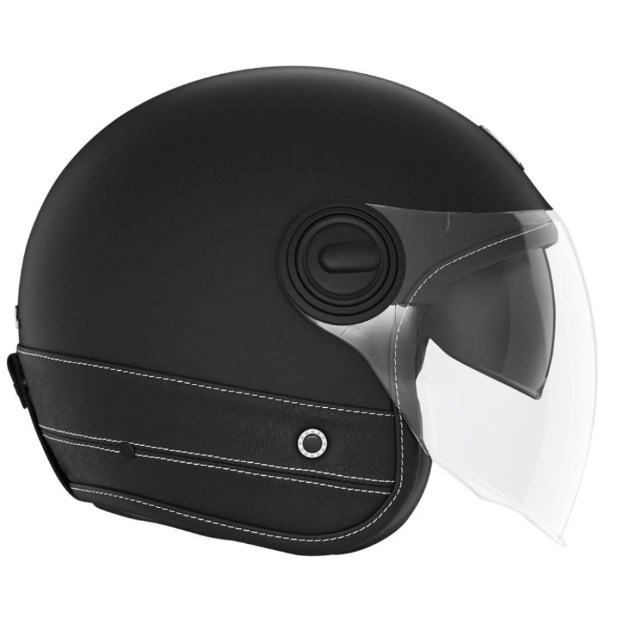 Kask NOX Heritage Leather czarny mat M II GATUNEK