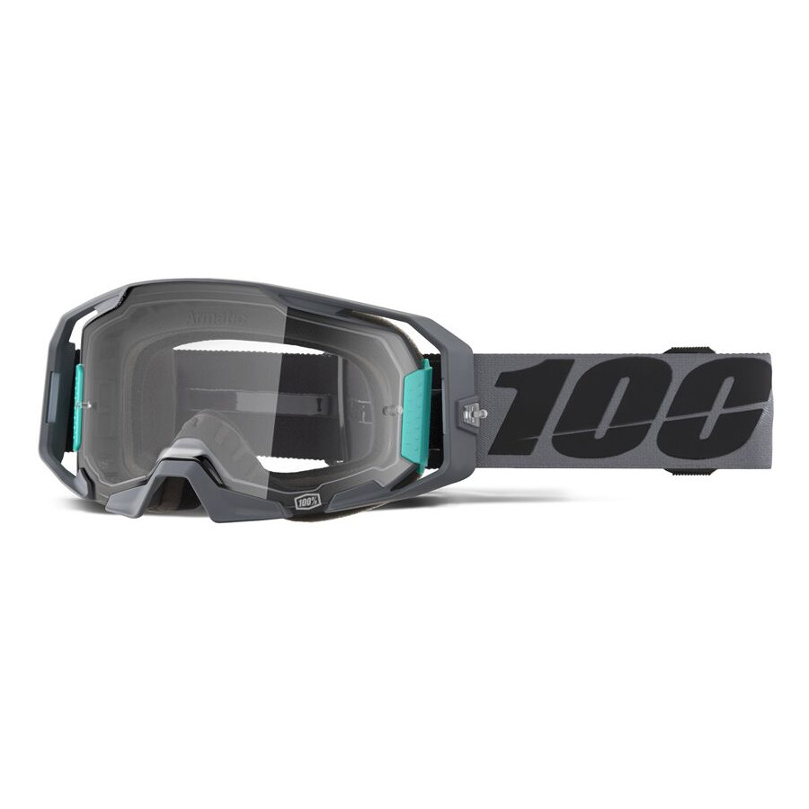 Gogle 100% ARMATIC PETROMA BLACK MIRROR CLEAR
